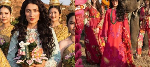 Ayeza khan Welcomes Spring; Vibrant Colors Exotic Locale [Pictures]