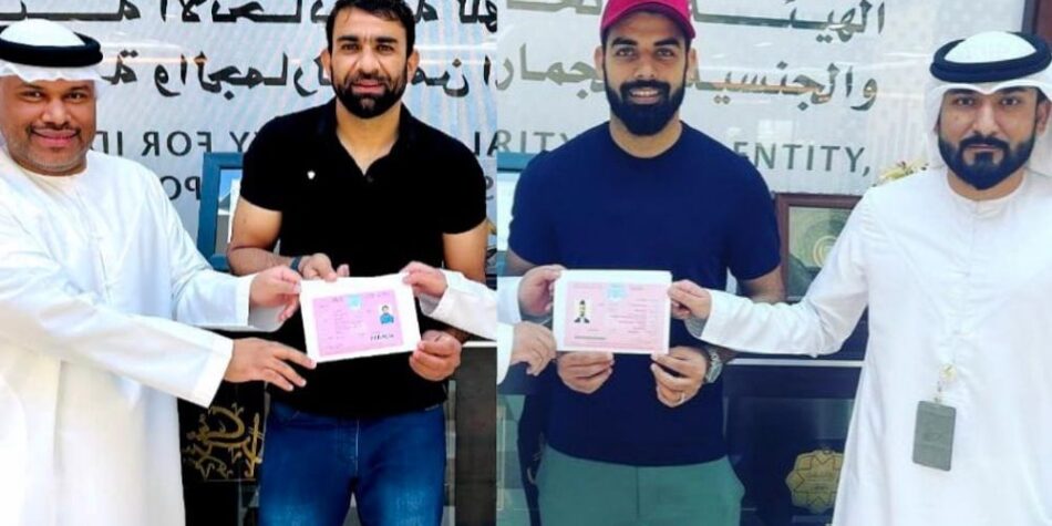 Shadab Khan and Iftikhar Ahmed Receive UAE’s Golden Visa