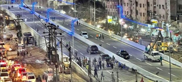 Karachi’s Johar Chowrangi Flyover Inaugurated, May Relief to Residents