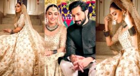 Maya Ali & Bilal Ashraf Nikah Look :Yunhi