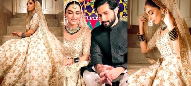 Maya Ali & Bilal Ashraf Nikah Look :Yunhi