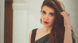 Hareem Farooq Shines in a Green Silk Saree