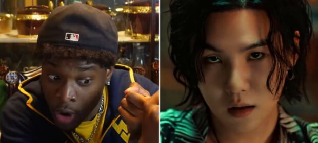 After challenging Agust D to "Fight" BTS's rap line, a YouTuber goes viral
