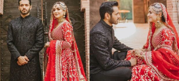 Wahaj Ali And Yumna Zaidi Baraat Shoot