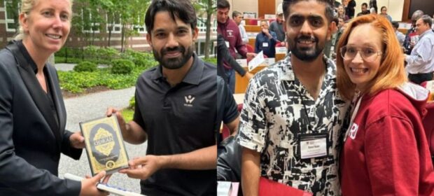 Rizwan gifts Holy Quran to Harvard teacher, Babar inspires classmate