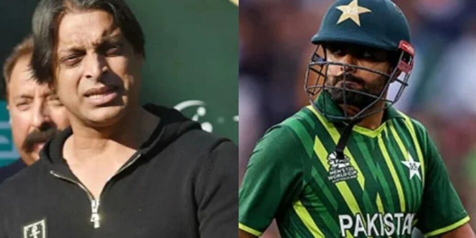 Shoaib Akhtar criticizes ICC for leaving Babar Azam from the World Cup promo