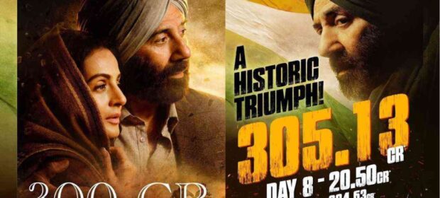 Gadar 2, Day 8: Sunny Deol's Movie Is "Not Out" at 300 Crore