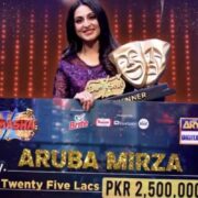 Voters declare Aruba Mirza winner of 'Tamasha Season 2'