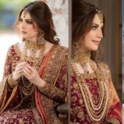 Neelam Muneer's Spells Desi Glamour in a Vibrant Bridal Jora