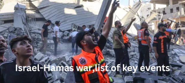 Israel-Hamas war,list of key events
