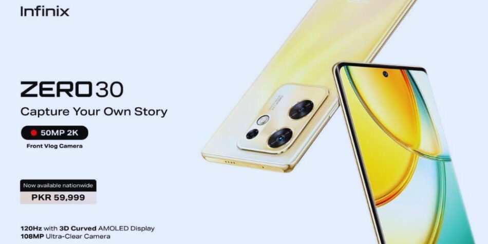 Infinix Zero 30 4G is now available at outlets Nationwide