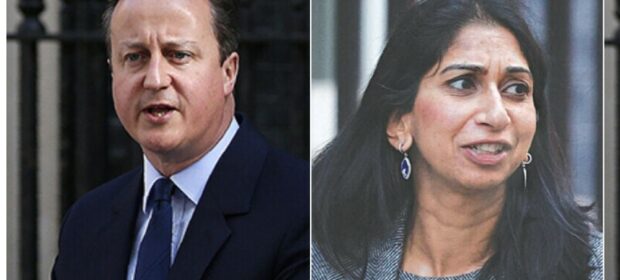 UK PM Interior Minister Suella Braverman over Palestine march comments
