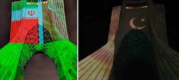 National Day: Iran’s Azadi Tower dazzles with Pakistani colors