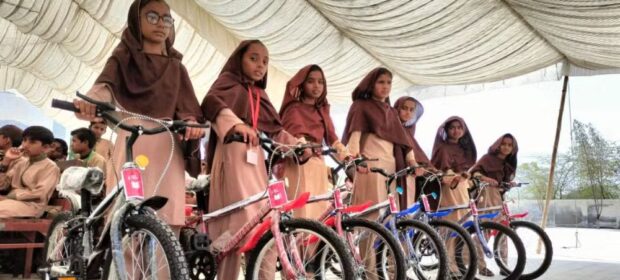 Bicycles Distributed to Female Students in Tharparkar