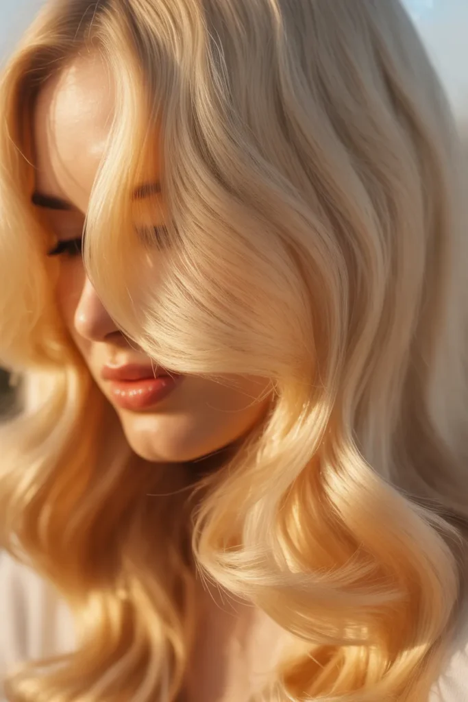Golden Platinum Blonde